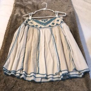 Banana Republic embroidered skirt